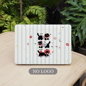 Cute Cartoon Cats MacBook Protective Case 2025 Laptop Cover for Macbook M4 Air 15/13/11 Macbook Pro 13/14/15/16 Inch M1 M2 M3 2022 2023 2024