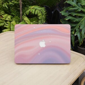 Pink The Milky Way Bright MacBook Case for New MacBook Air 15 A2941, M1 M2 Air 13 A2681, A2337, A2338, Pro 13 14 15 16, 2023 2022 2021 Case