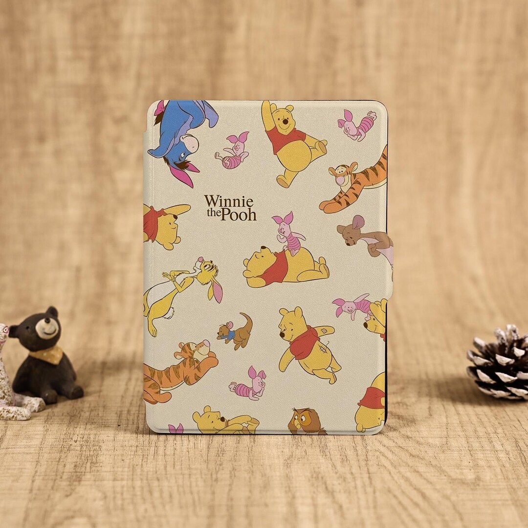 Winnie Pooh and Friends Kindle Case With Hand Strap for Paperwhite 1/2 ...