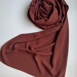 Crepe hijab muslimah headscarf Turkish hijab
