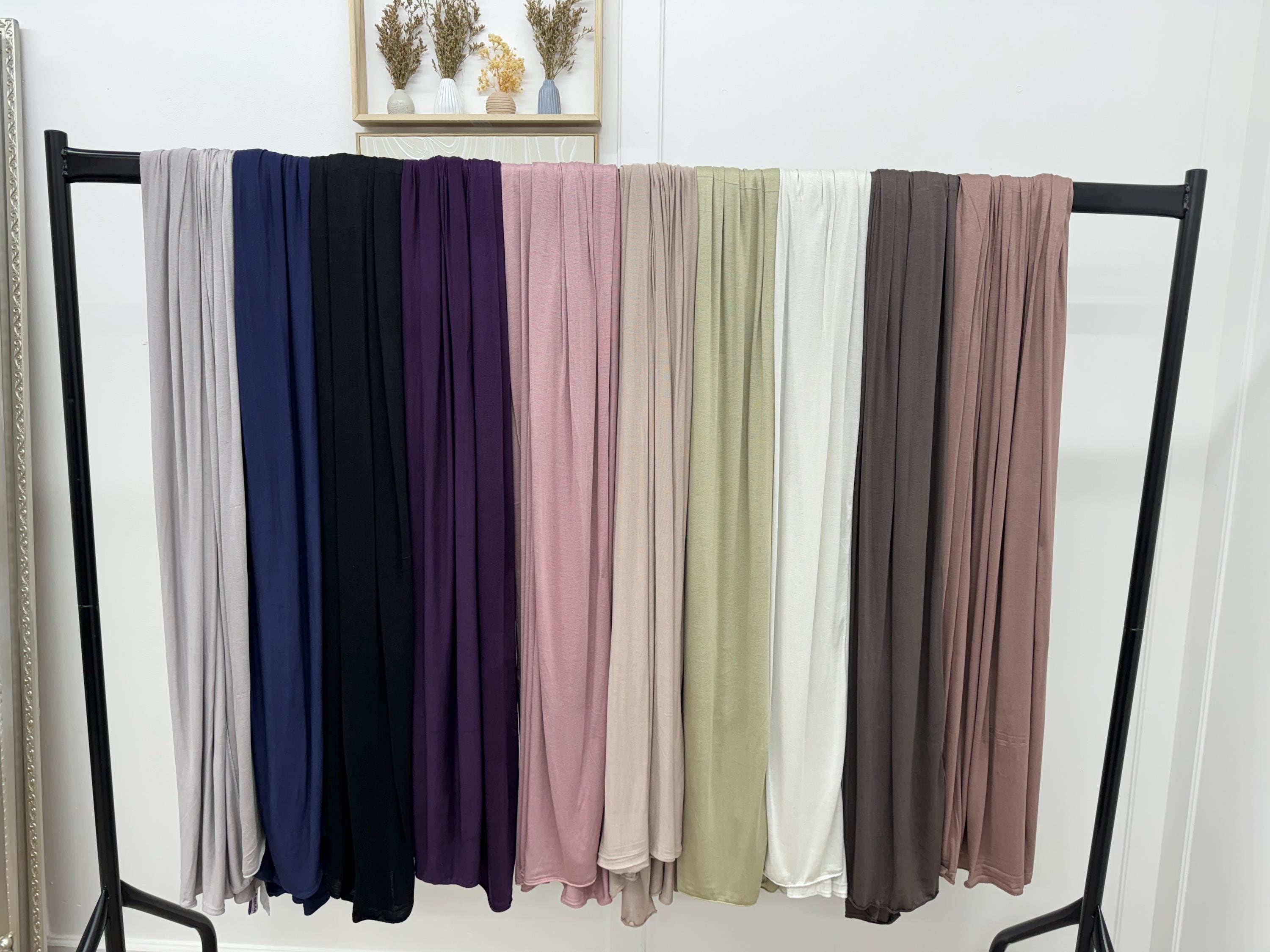 Extra large jersey hijab - full Chest back coverage hijab - Muslimah headscarf- Khimar style - Emirati hijab- Maxi jersey hijab-lightweight
