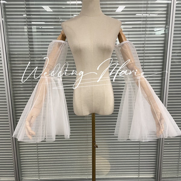 Off-the-Schulter Feen Ärmel, Abnehmbare Ärmel, Trompetenärmel, Hochzeit Ärmel, Kleid Ärmel, Braut Abnehmbare Ärmel, Abschlussball Ärmel