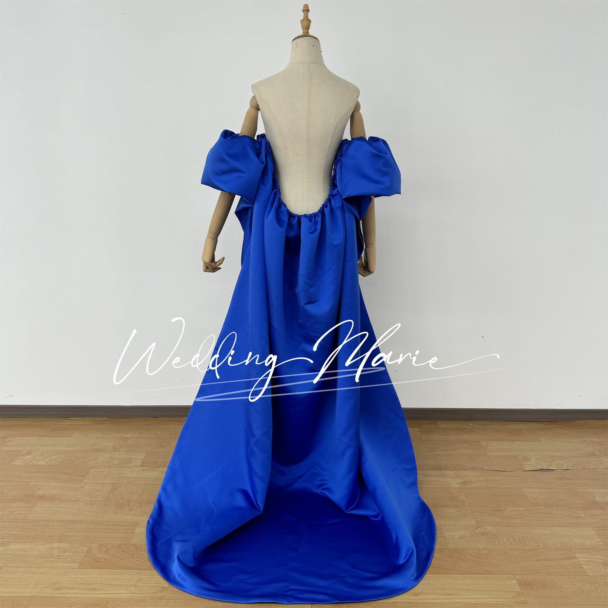 cute blue dresses for tweens Elegant Blue Strapless A-Line Prom Dress  Puffy Tulle Gown with Ruf   HER SHOP