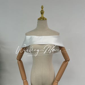 ソフトサテンラップ、パールボタンラップ、ウェディングドレスショール、花嫁用取り外し可能ショール、カスタマイズラップ