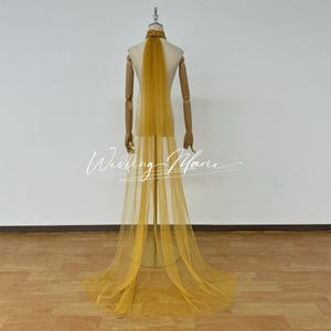 Sequin Tulle Cape, Neck Accessories With Detachable Train, Pageant Cape, Perfect For Dress