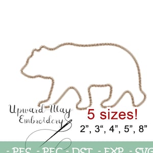Bear applique, Bear Embroidery, wildlife embroidery, Brother Embroidery, Embroider, Embroidery font, pse, forest animals, woodland, sewing