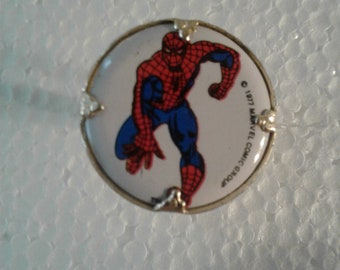 SPIDERMAN GUMBALL RING 1977, Children&#39;s, expandable band,