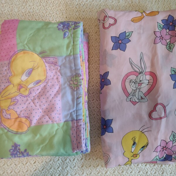 Tweety Bird Comforter Etsy