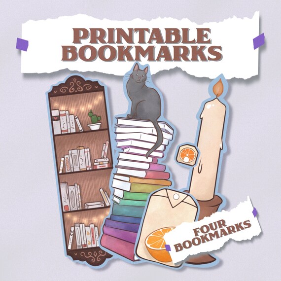 Printable Bookmarks | Etsy