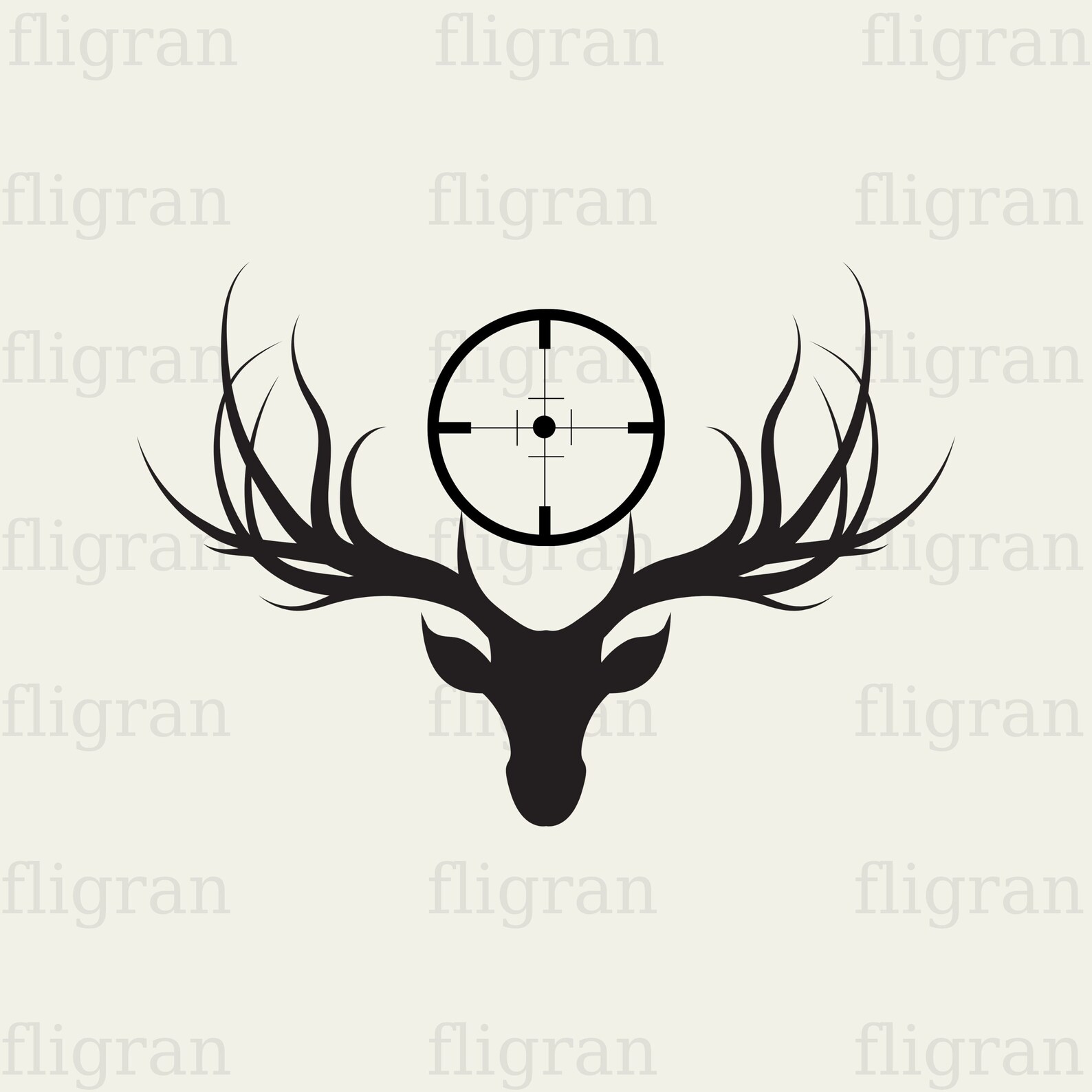 Deer head and rifles digital download svg deer rifle svg  etsy Deer head and rifles digital download svg deer rifle svg  etsy