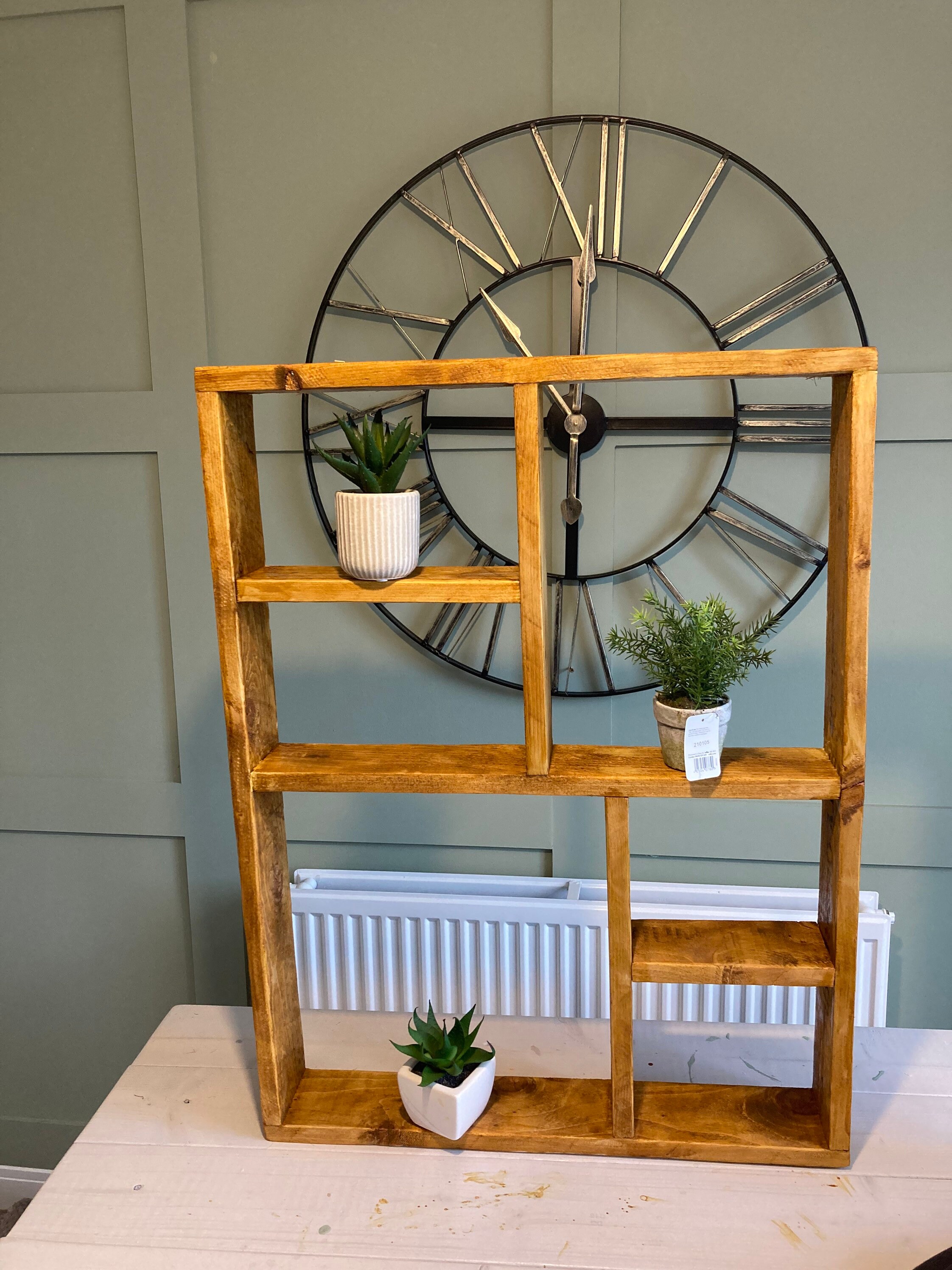 AUTHER Rustic Shelving Unit Reclaimed Timber Etsy UK