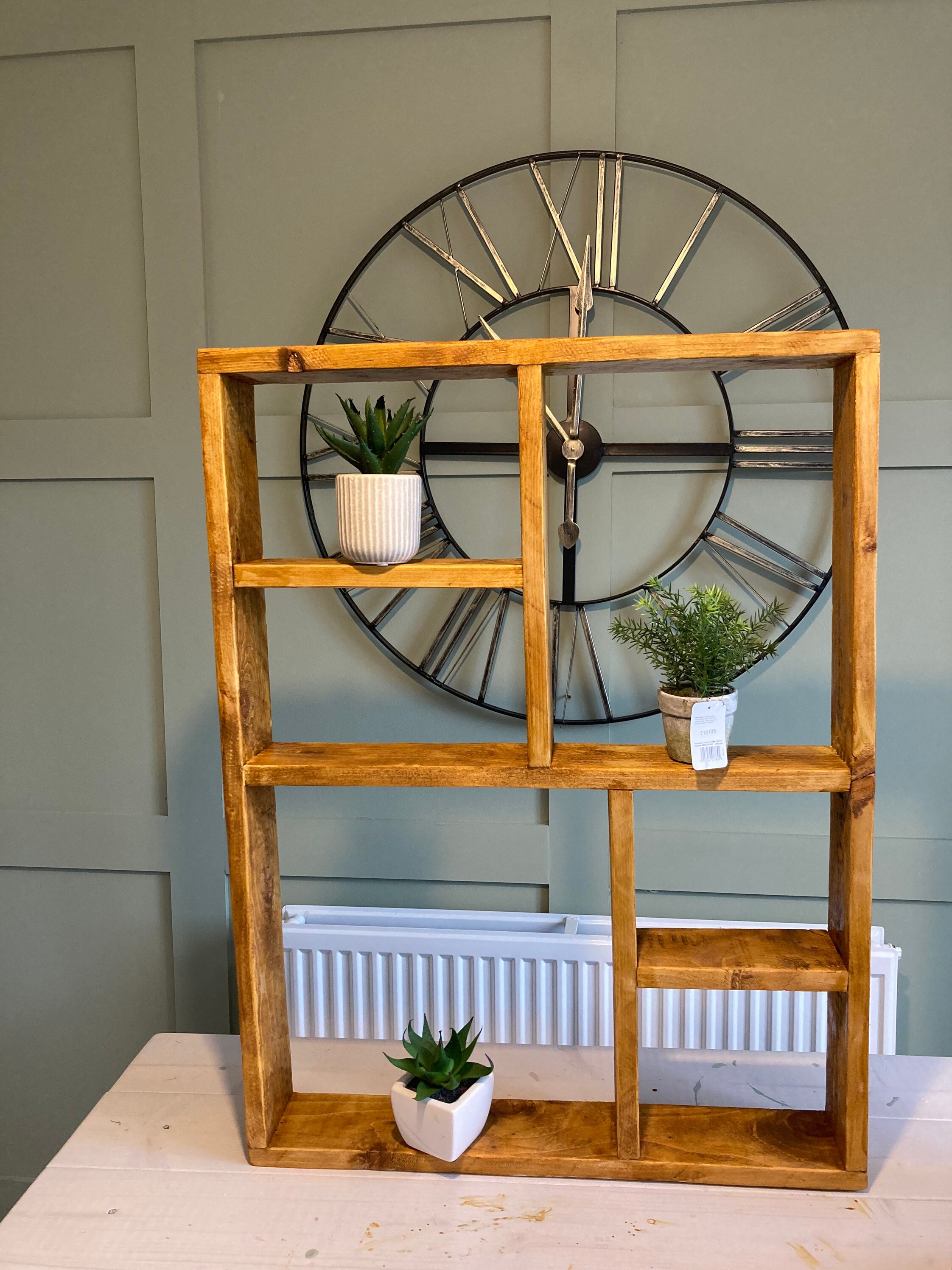 Rustic shelving unit Reclaimed Timber Etsy