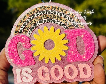 God is Good Freshie, Religious Freshie, Car Air Freshener