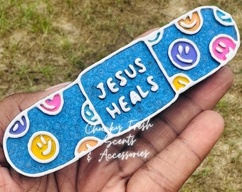 Jesus Heals Freshie, Faith Based Freshie, Inspirational Freshie, Car Air Freshener, Freshy, Christian Freshie