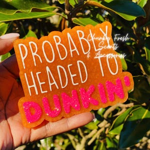 Dunkin’ Freshie, Coffee Freshie, Car Air Freshener