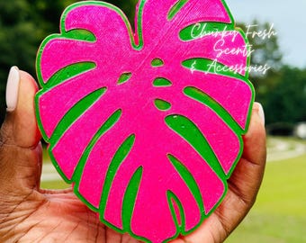 Monstera Leaf Freshie