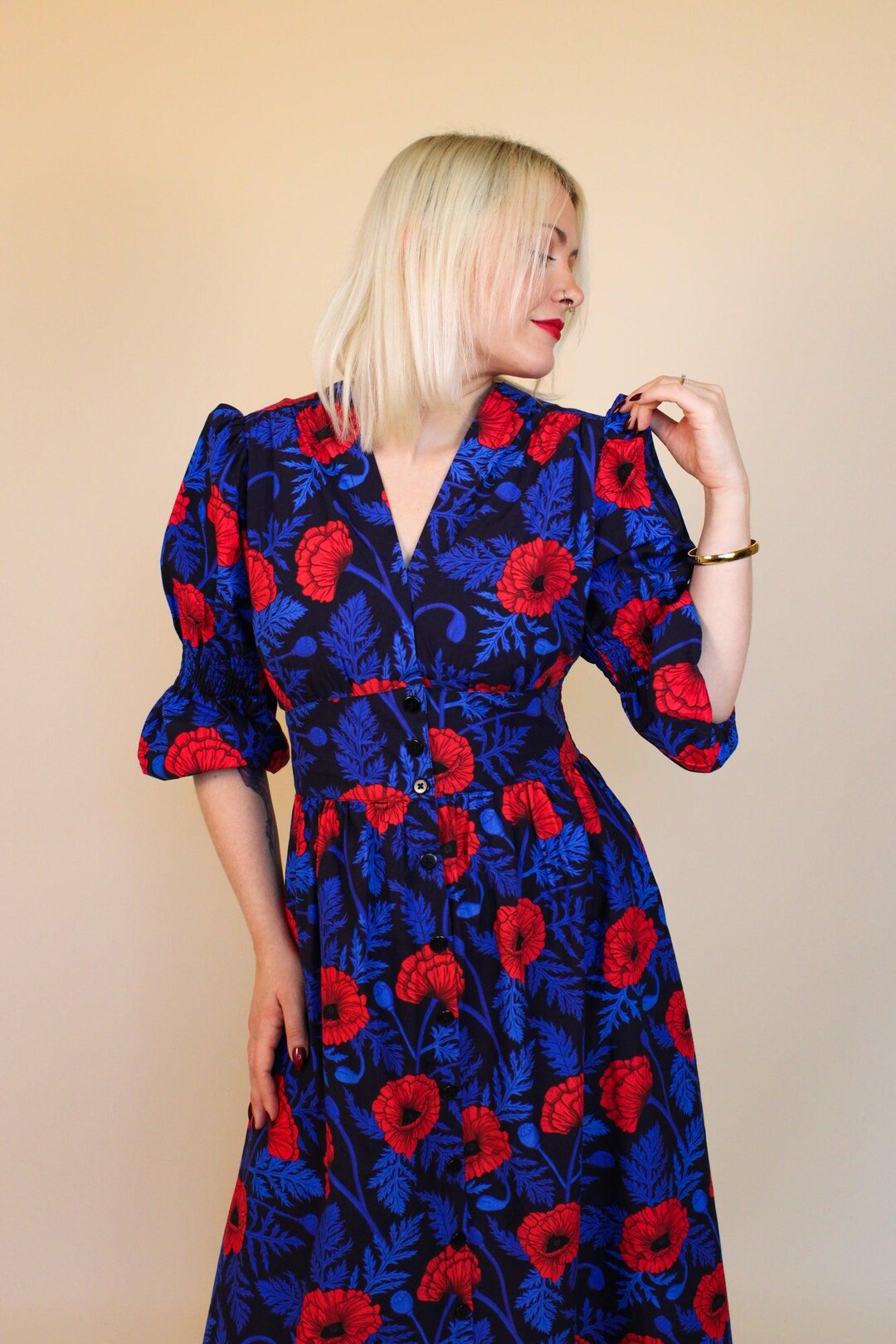 Rory Dress in Poppy Red main image 1
