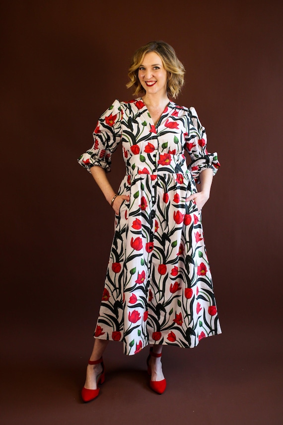 handpainted cotton dress Shop Whimsy White Handpainted Cotton Dress for Women Online at Aachho Aachho.co