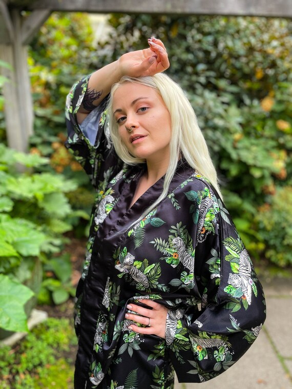 Tiger silk deals robe