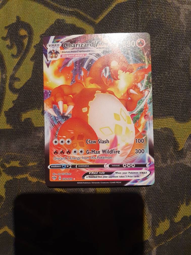 Charizard VMAX Gigantamax NON-HOLO Version Mrproxycardsuk - Etsy