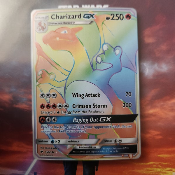 Charizard GX NON-HOLO Version MrProxyCardsUK OfficialPrints