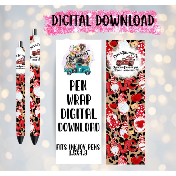 Valentine's Day Pen Wraps, farmhouse Valentines, Valentine pen wrap, epoxy pen wrap, Pen Wrap, Pen Wrap PNG, Pen Wrap Designs, Pen Wrap SVG