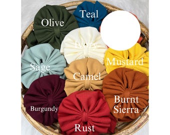 Fall headwraps for babies regular or messy