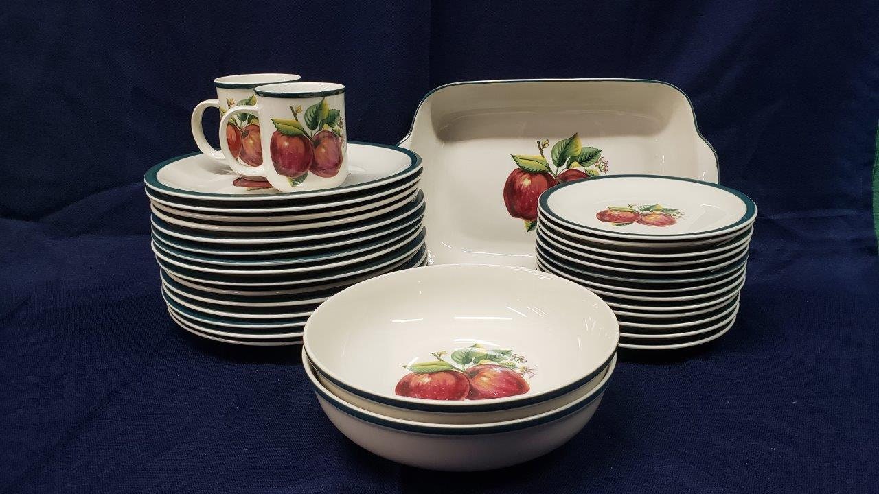 Apple dishes set sales