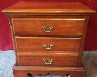 Wooden 2 Drawer Bassett Nightstand End Table - Contact for Shipping Quote