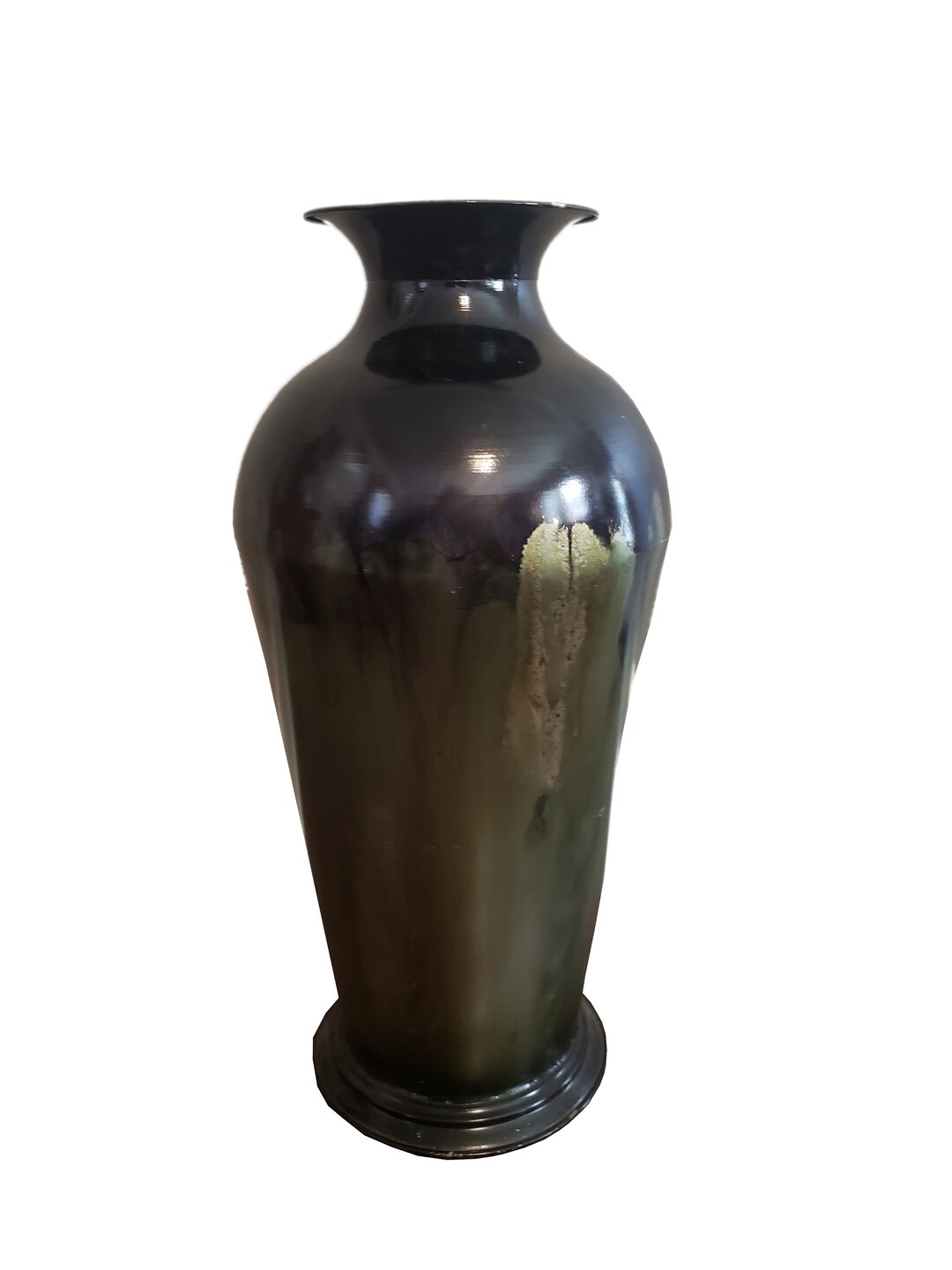 Large Green Floor Vase Spring Decor Flower Vase Green Vase Feather Vase Porch Decor Housewarming