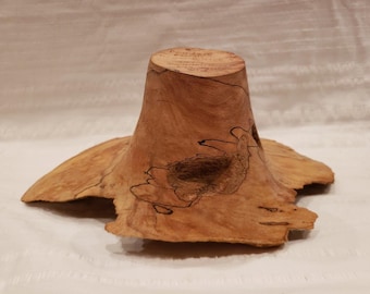 Wooden Spalted Beech Mini Stump – Pruden Farm 1779 Rustic Wooden Décor