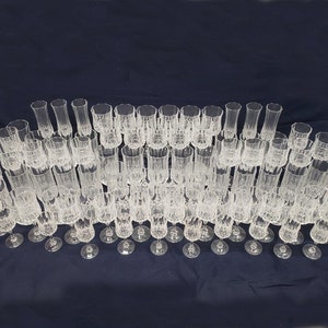 Crystal dArques Glass and Stemware Set in Pristine Condition – 90 Piece Set