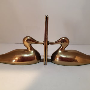 Vintage Metal Duck Bookends - Shelf Organizers - Metal Bookend - Collectible Decor - Vintage Decor - Collectible Decor - Metal Collectibles