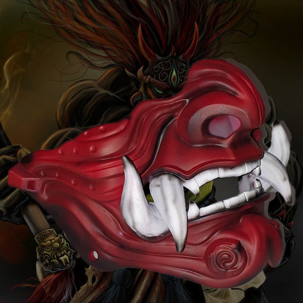 Oni Mask Masque Hannya Ghost