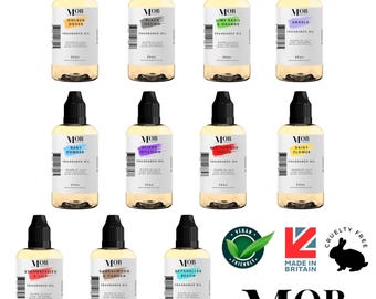 30ml Luxury Fragrance Oils | 100+ Scents| Candle | Wax Melts | Snap Bars |Oil Burners | Diffusers | Soaps | Bath Bombs | Aromatherapy