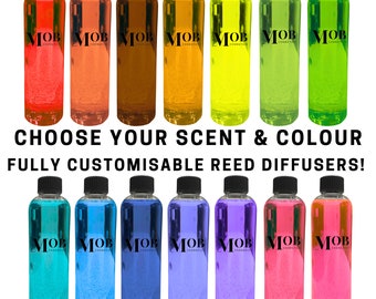 Choose Your Colour & Scent - Fully Customisable Reed Diffuser Refill Oils | 250ml | Luxury Scents | Made in the UK to Order