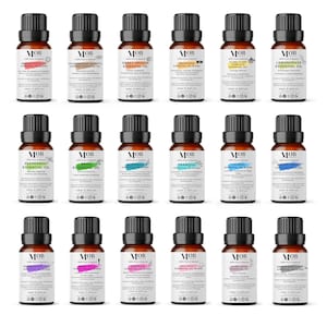 10ml Essential Oil | 100% Pure and Natural Scents | Aromatherapy for Diffusers Oil Burners Fragrance Oil Candle Making Soaps Wax Melts