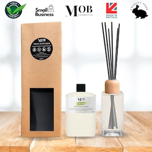 100ml Reed Diffuser Geschenkset - Über 100+ 2023 Luxus und Designer Düfte - Vegan freundlich, grausam, Diffusoren Made in Großbritannien