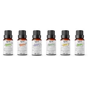 6 x 10ml 2025 Essential Oil Starter Set | Candle Scent Oils Aromatherapy Oils for Diffusers Fragrance Oils for Candle Making Wax Melts Soaps