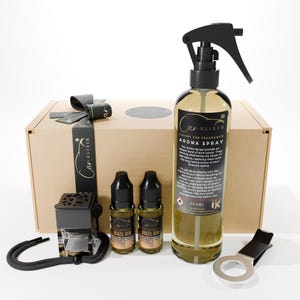 Luxury Car Air Freshener Diffuser Gift Set For Mum Wife Girlfriend Mother&#39;s day | 5 Piece Set |  Perfume Scent Air Purifier Car Accessories