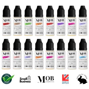 10 ml d'huiles parfumées | Plus de 100 parfums | Huiles parfumées pour bougies Huiles d'aromathérapie Huiles parfumées de luxe pour faire des bougies fondantes