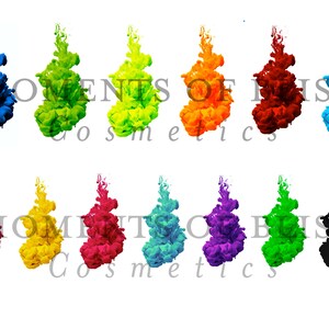 Soap and Bath Bomb Cosmetic Water Soluble Liquid Dyes Colours Color Colourants - Highly Concentrated 13 colours to choose from 10 - 100ml image 2