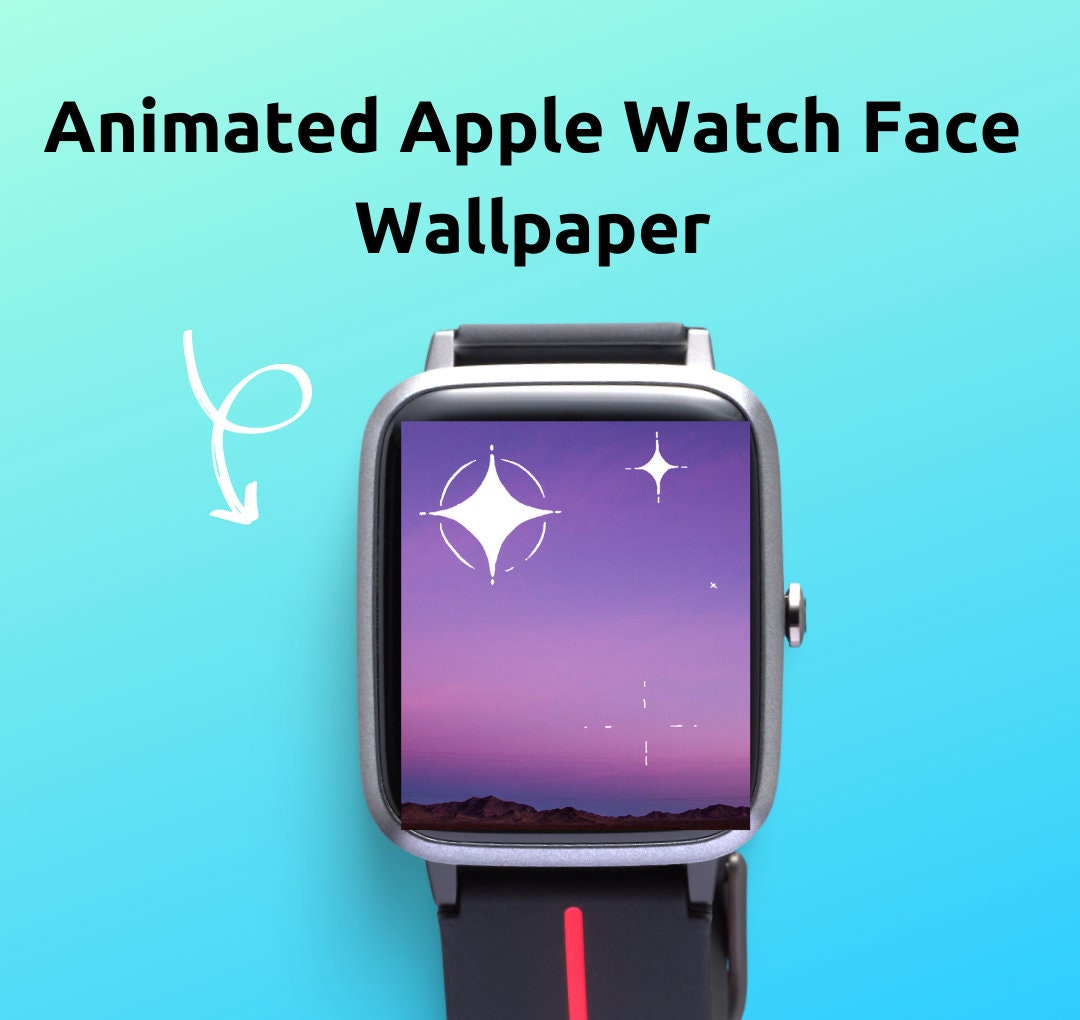 Animated Stars Night Sky Apple Watch Face Wallpaper Etsy