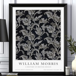 William Morris Prints, Pastel Pattern Print, William Morris Wall Art, Vintage Print, Exhibition Poster, Floral Prints, Botanical Prints