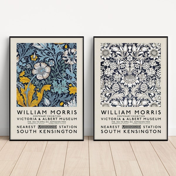 William Morris Print, William Morris wall art, Wall Decor, New home gift, Exhibition Poster, Museum Print, William Morris Wall art