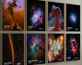 James Webb Space Telescope Poster Print, Hubble Posters, Space poster, Astronomy Gift idea, Space Wall Art, Nasa Poster, Astronomy Gift Idea