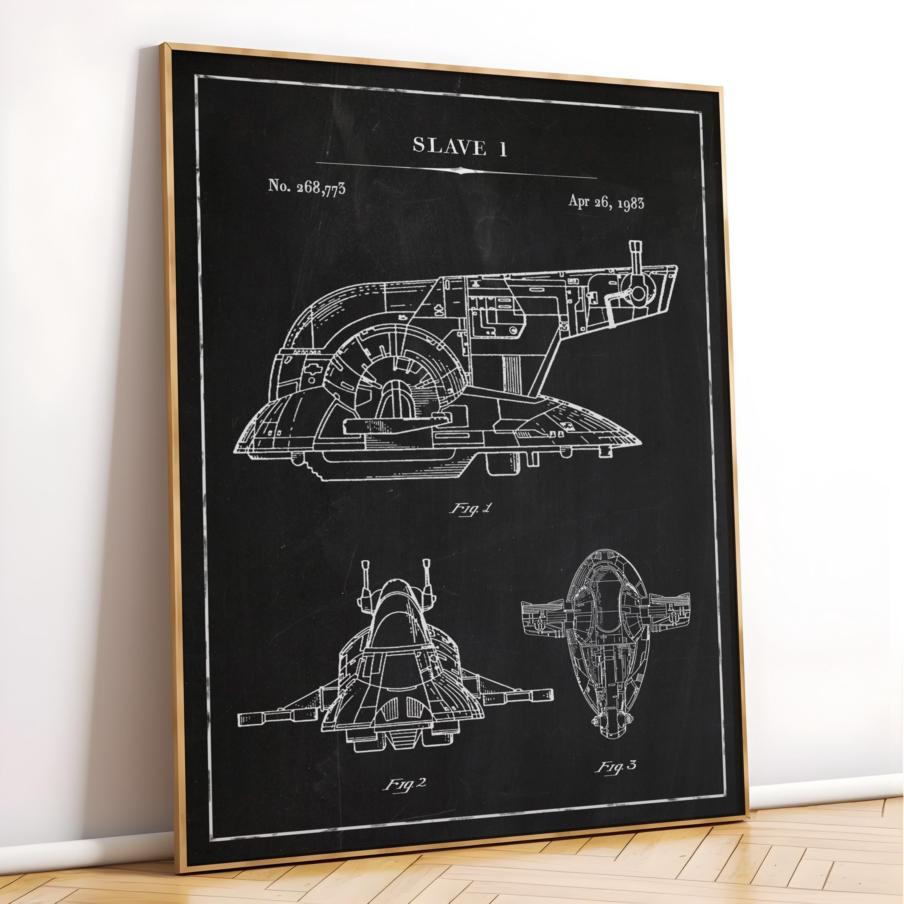 Star Wars Blueprints, Star Wars Poster, Star Wars Schematics
