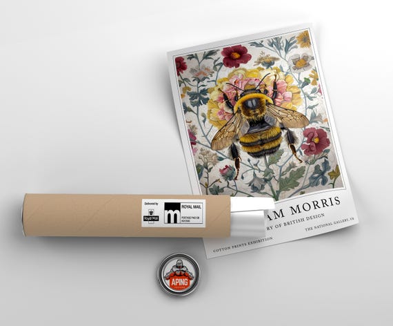 william morris tobacco William Morris Prints, William Morris Gift Idea, Bee Print, Bee Artwork,  Botanical Artwork, Morris Poster, William Morris Poster, Exhibition