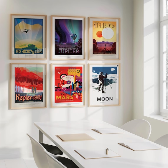 Nasa Space Posters, Planet Posters, Nasa Prints, Outer Space Art, Space Travel, Space Tourism, Space gift idea. Astronomy Gift, Nasa Prints