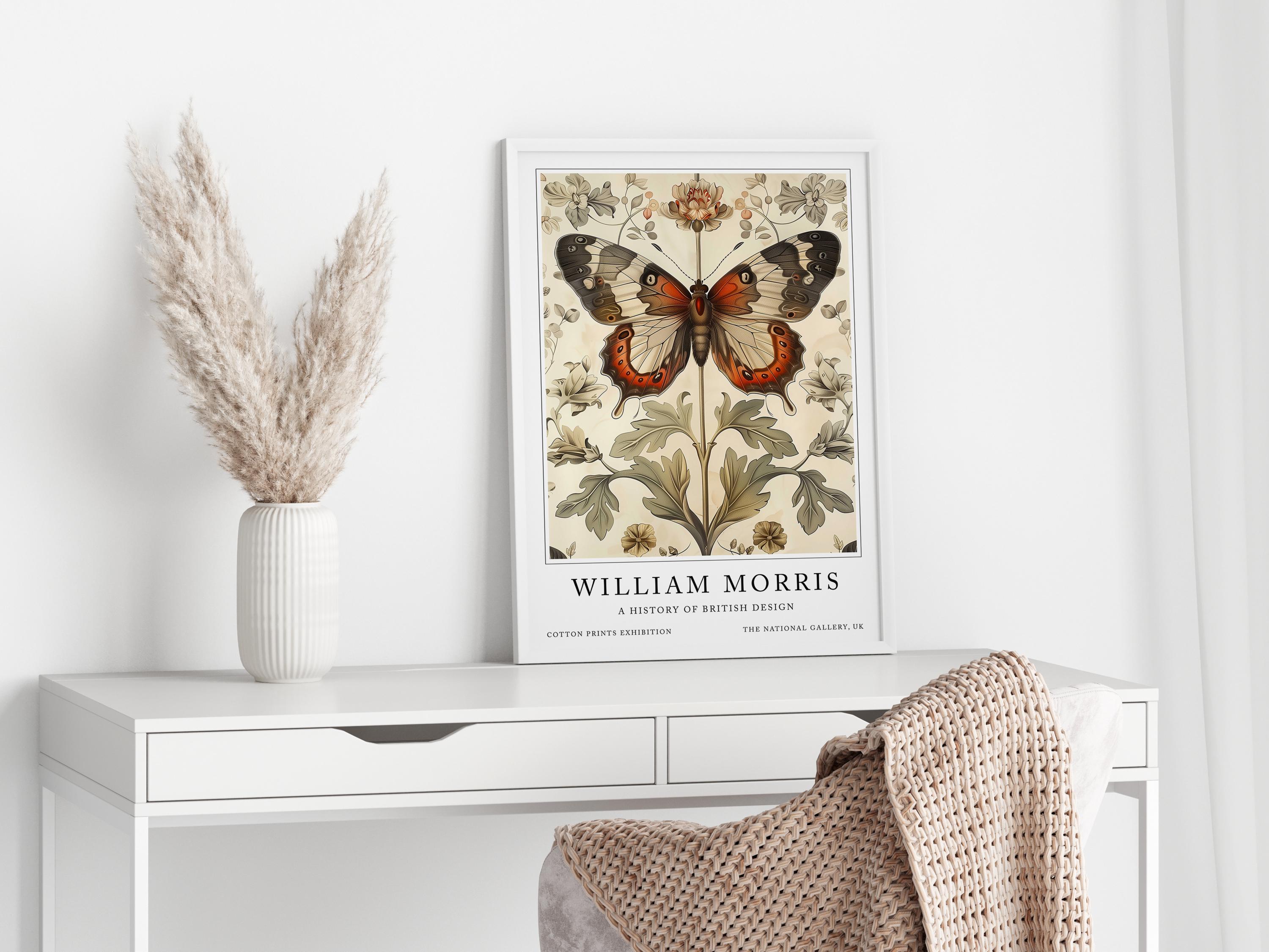 William Morris Art, Butterfly Print, Home Decor, Wall Art, Gift for Her ...